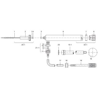 Lakespritze T.17 Schlauch ø12xø8 x1500mm