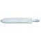 Dick Messerscheide  weiß f.1 Messer komplett mit Halteriemchen