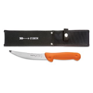 MagicGrip Aufbrechmesser, Anschnittwelle,Messerscheide 15 cm  F. Dick