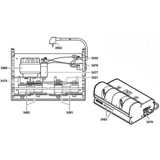 RS-75/150 T.57/1 Antriebsmotor 115V/60Hz 75 W F. Dick