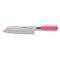 Santoku, Kullenschliff  "Pink Spirit" 18, mit Kullen von F. Dick