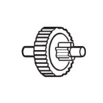 TW-T.2351-1 Doppelstirnrad, 3-tlg.