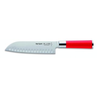 Santoku, Kullenschliff, 18 cm Red Spirit F. Dick