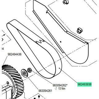 SM-130/140 Schleifbandsatz P 120 mod 13