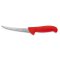 F. DICK Ausbeinmesser, geschweifte Klinge, semi-flexibel ErgoGrip, 15cm, rot